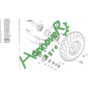 Ущільнення нейлонове Optima Kverneland AC355919 (АС355919)